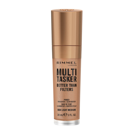 RIMMEL Multi Tasker Universalus makiažo pagrindas + korektorius 004 LIGHT MEDIUM 30 ml