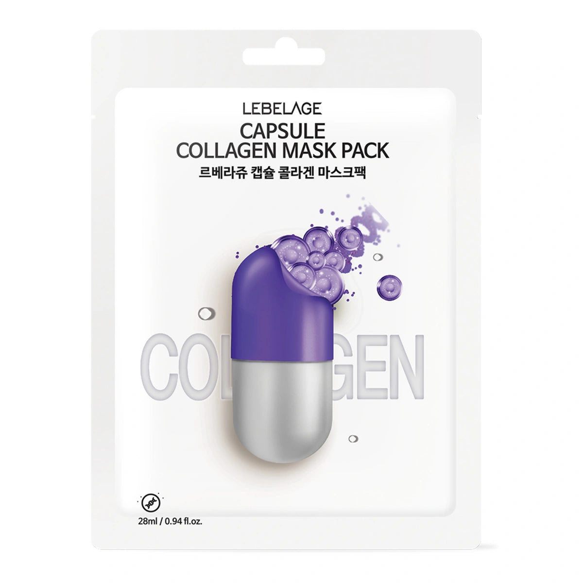 LEBELAGE Kaukė su kolagenu Dr. Capsule Collagen