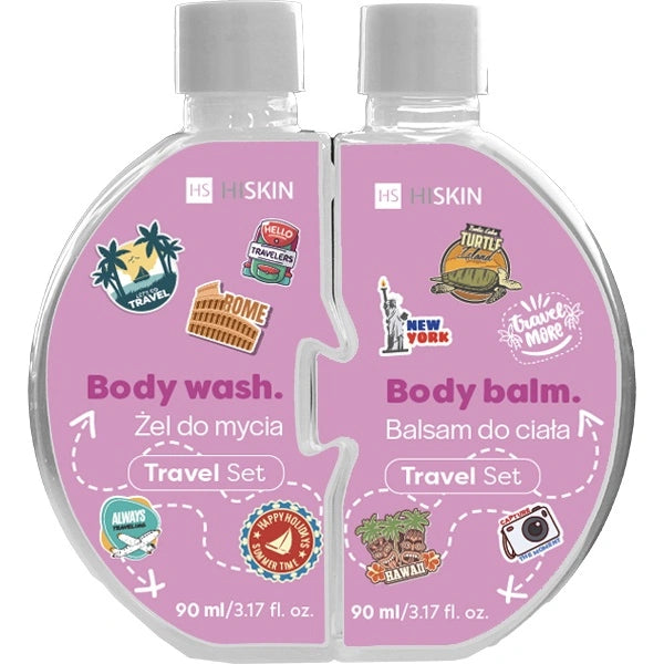 HISKIN Puzzle Body Dušo gelis + Kūno balzamas 2 x 90 ml