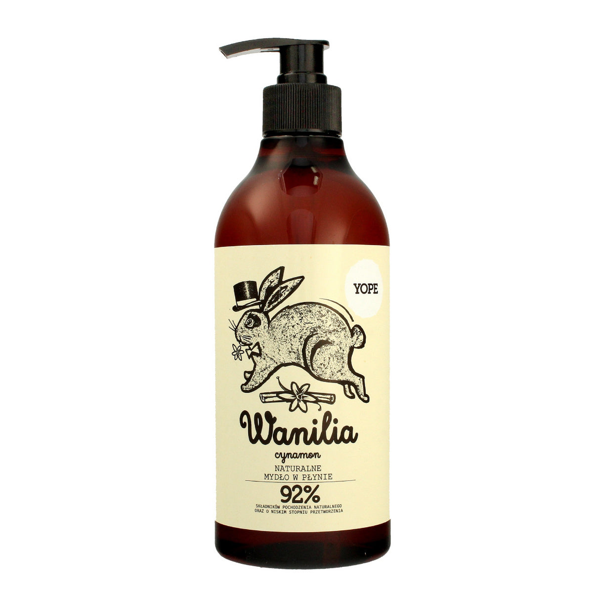 YOPE Skystas muilas VANILĖ ir CINAMONAS 500 ml