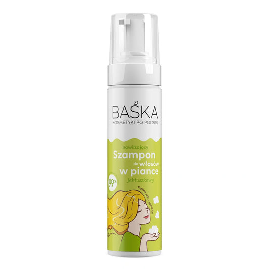 BAŚKA Drėkinamasis putų šampūnas - obuolių 200 ml