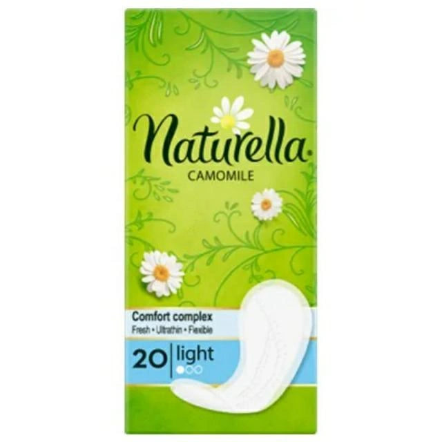 NATURELLA Ramunė higieninės pagalvėlės Light 1 pakuotė-20 vnt.