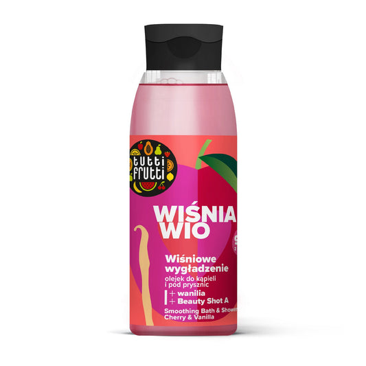 TUTTI FRUTTI Glotninantis aliejus voniai ir dušui Vyšnia ir Vanilė 400 ml