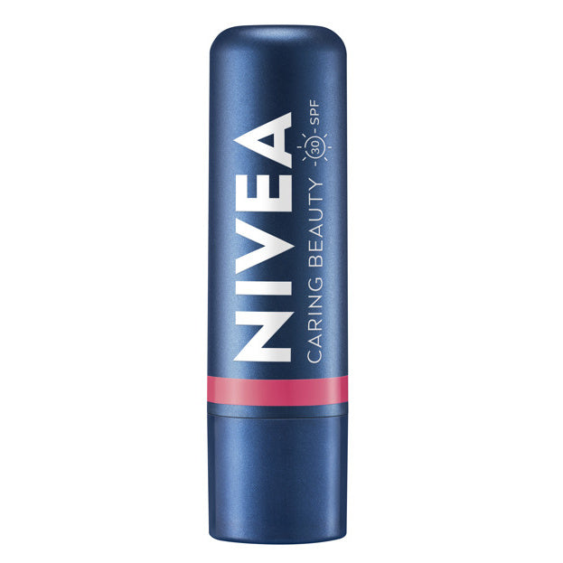 NIVEA Drėkinamoji lūpų balzamas Caring Beauty 3w1 Rose 4.8 g