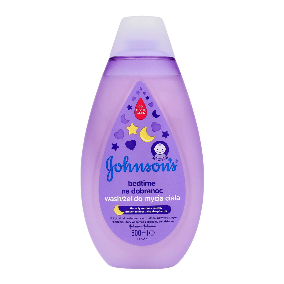Johnson`s Baby Bedtime Kūno prausiklis vaikams prieš miegą 500ml