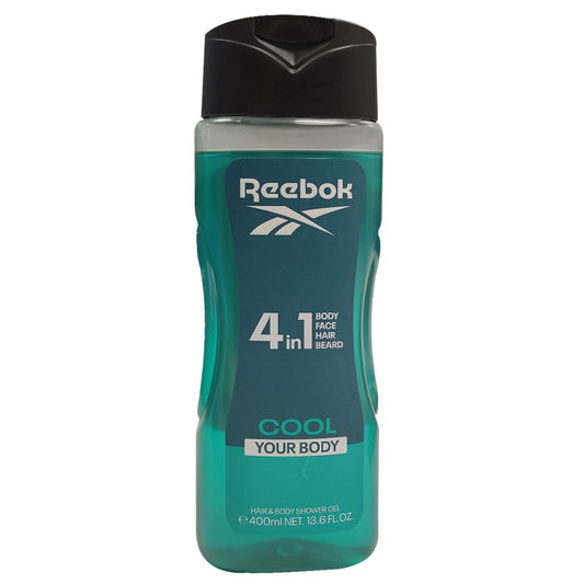 REEBOK Cool Your Body 4w1 Vyrų dušo gelis 400 ml