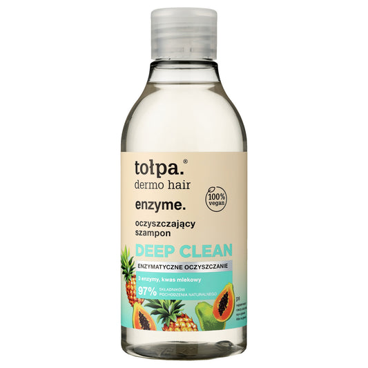 TOŁPA Dermo Hair Enzyme Enzimų šampūnas giliai valantis 300 ml