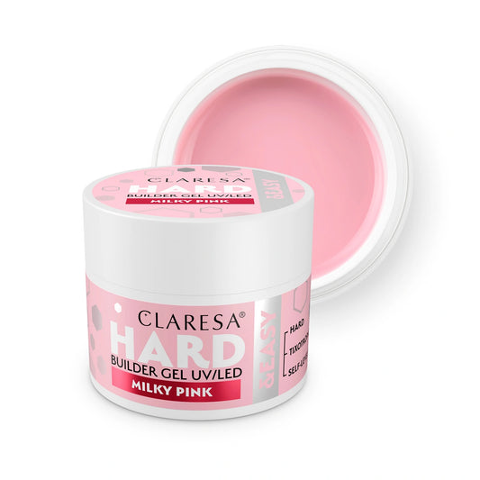 CLARESA Hard&Easy Statybinis gelis Milky Pink 45 g