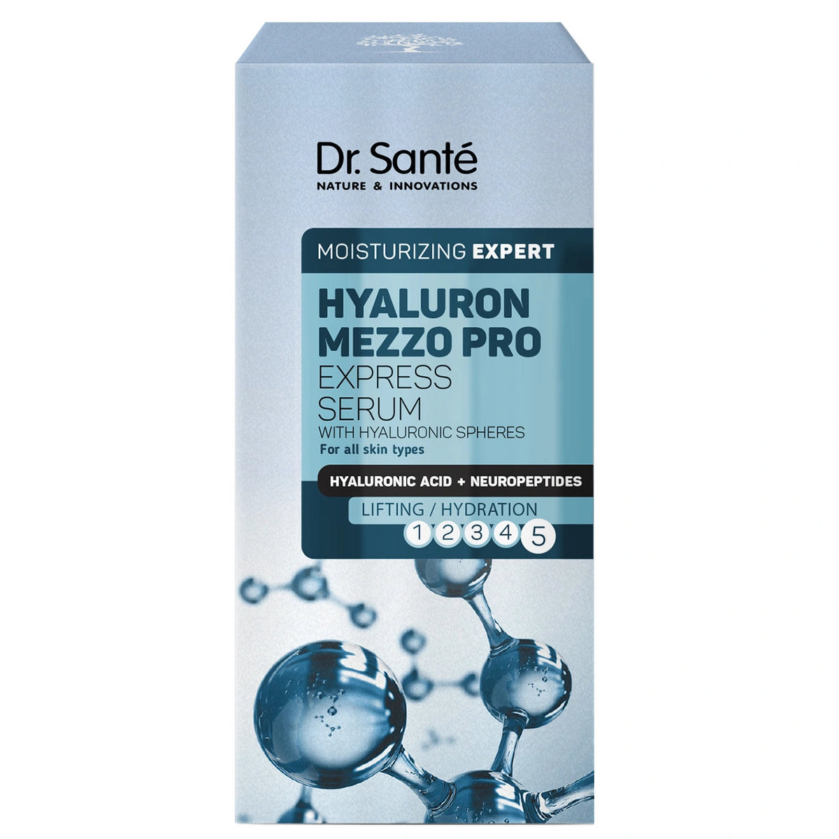 DR.SANTE Hyaluron Mezzo Pro Serum ekspresinis veidui 30 ml