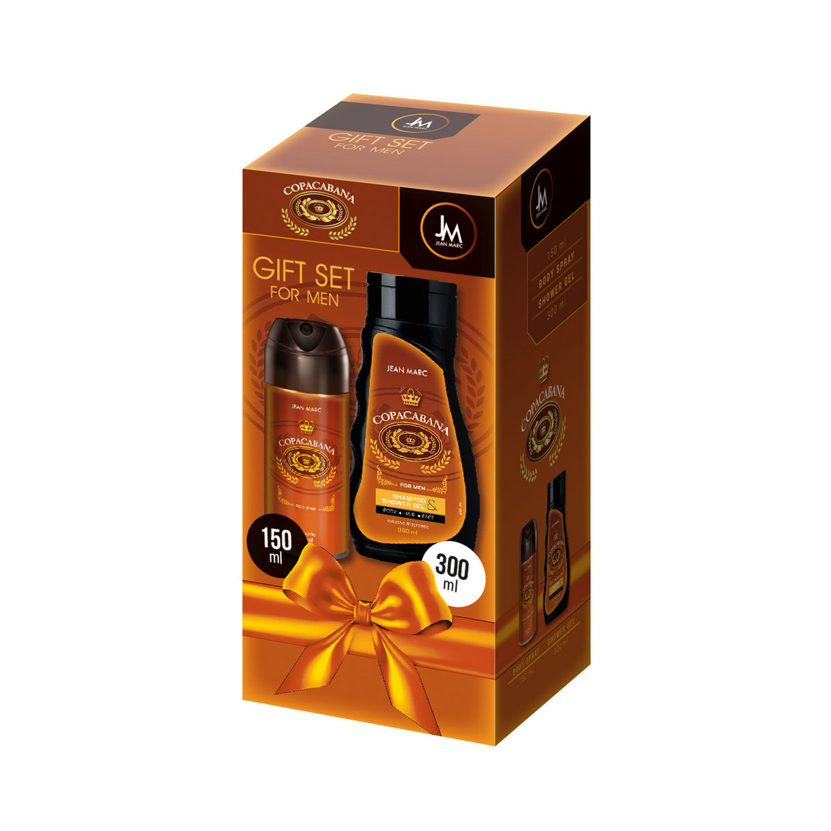 JEAN MARC Copacabana Dovanų rinkinys vyrams - Dezodorantas 150 ml + Dušo gelis 300 ml