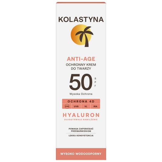 KOLASTYNA Apsauginis kremas veidui - Anti Age SPF50 50ml