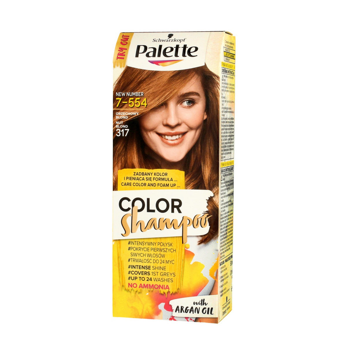 Palette Color Shampoo Šampūnas koloryzujący nr 317 Riešutų Blond