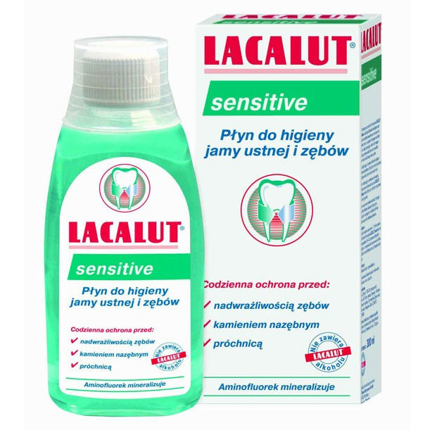 Lacalut Burnos skalavimo skystis Sensitive 300ml