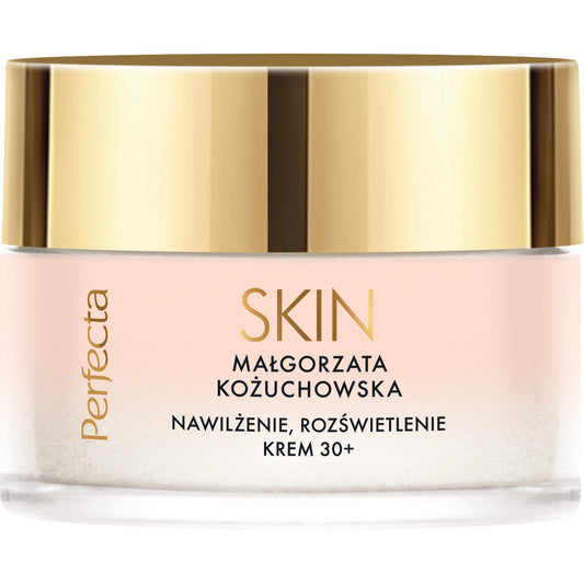 PERFECTA Skin Małgorzata Kożuchowska 30+ Drėkinamasis-šviesinantis veido kremas dienai ir naktiai 50 ml