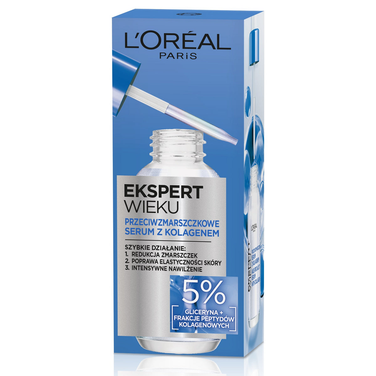 LOREAL Ekspert Wieku serumas priešraukšlėms su kolagenu 30 ml