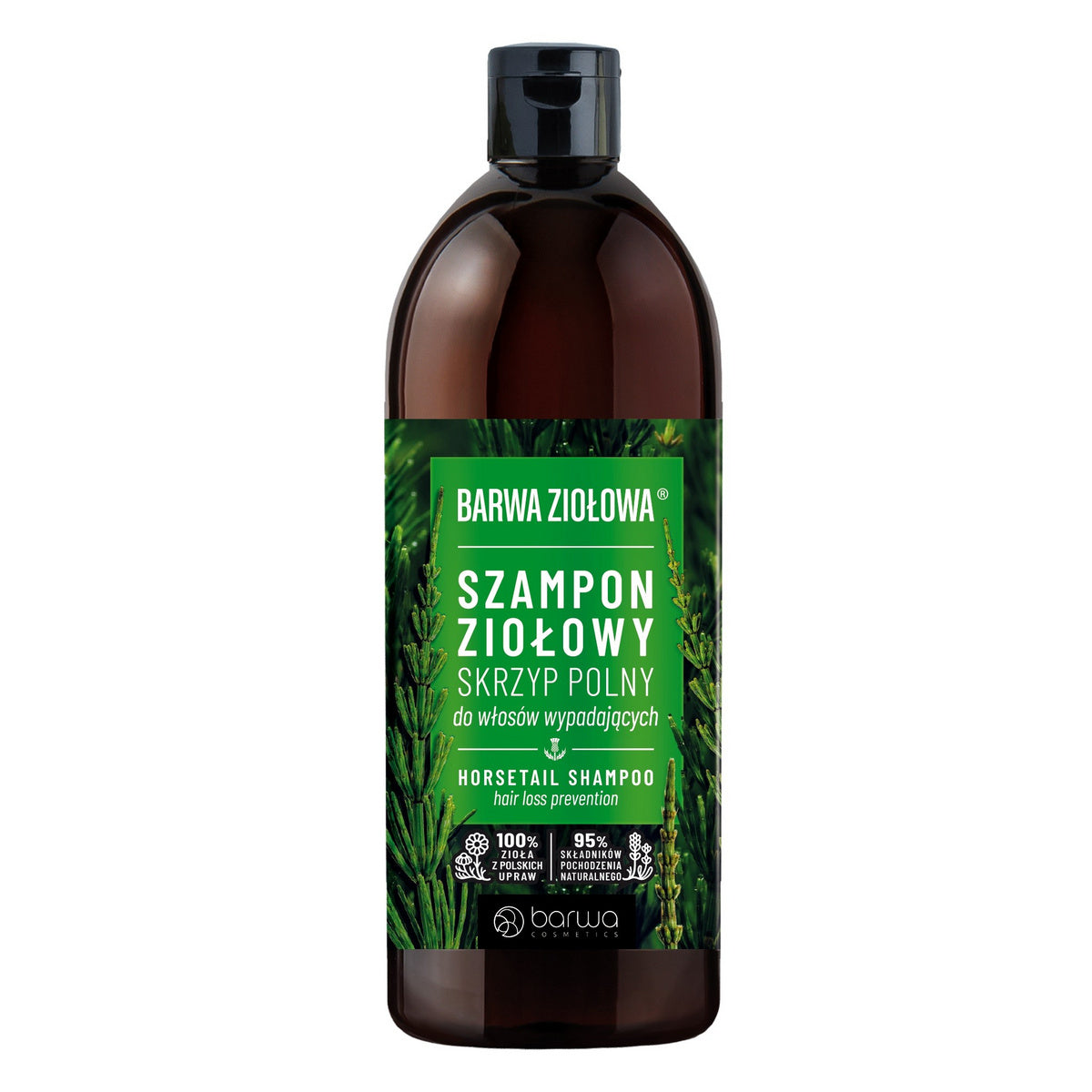 BARWA Žolelių Šampūnas plaukams Skrzyp Polny - plaukai slenkantys 480ml