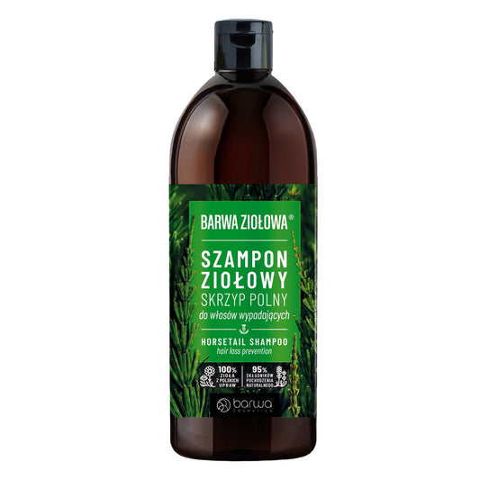 BARWA Žolelių Šampūnas plaukams Skrzyp Polny - plaukai slenkantys 480ml