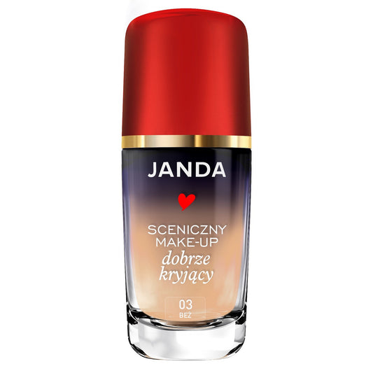 JANDA Make-Up Sceniczny gerai dengiantis nr 03 bež 30ml