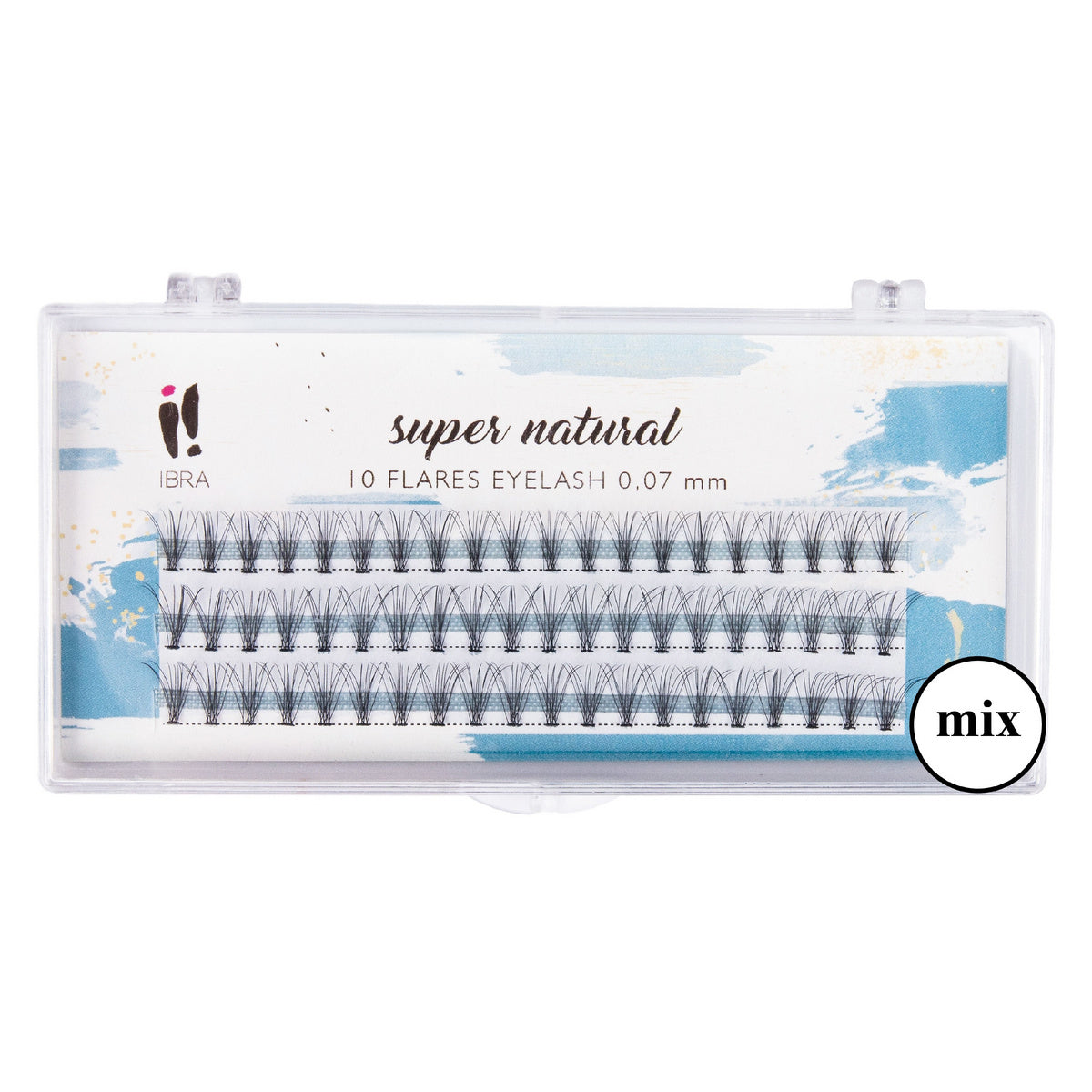 IBRA Kępkos blakstienoms SUPER NATURAL 0.07-C-MIX (8, 10 ir 12 mm) 1 pak.