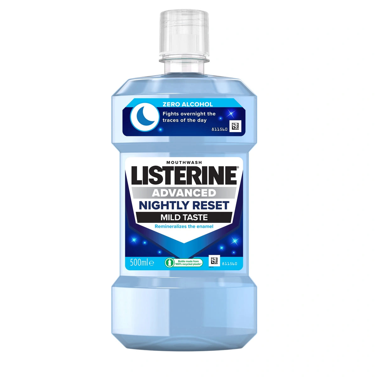 LISTERINE Advanced Nightly Reset Burnos skalavimo skystis 500 ml