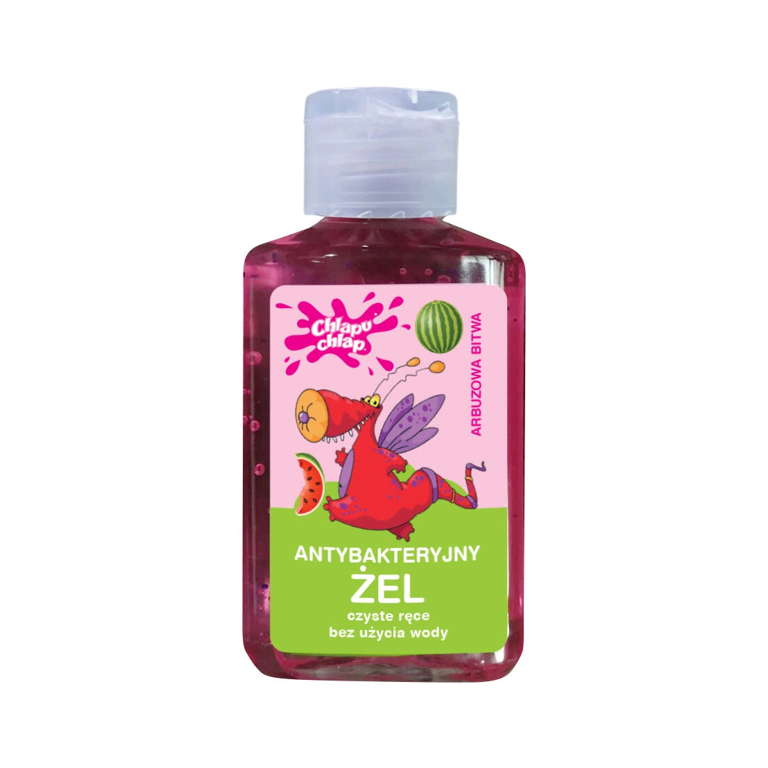 CHLAPU CHLAP Antibakterinis gelis rankoms - Arbuzų mūšis 60 ml