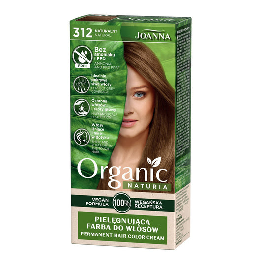 JOANNA Organic Naturia Prižiūrinti plaukų dažai nr. 312 Natūralus