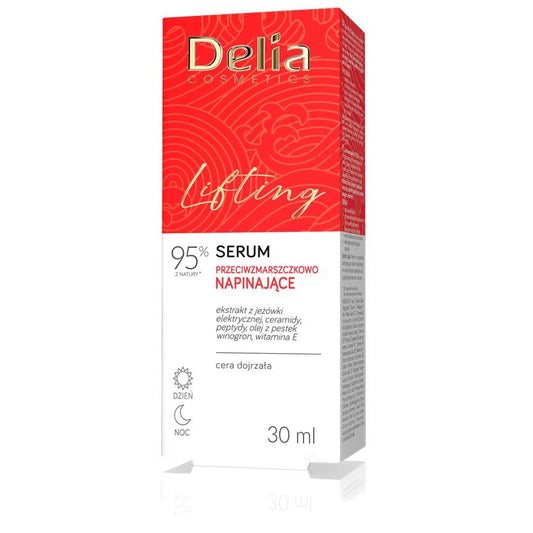 DELIA Lifting Priešraukšlinis ir stangrinantis serumas dienai ir naktiai 30 ml