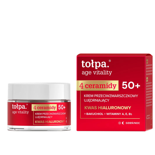 TOŁPA Age Vitality Kremas prieš raukšles stangrinantis 50+ 50 ml