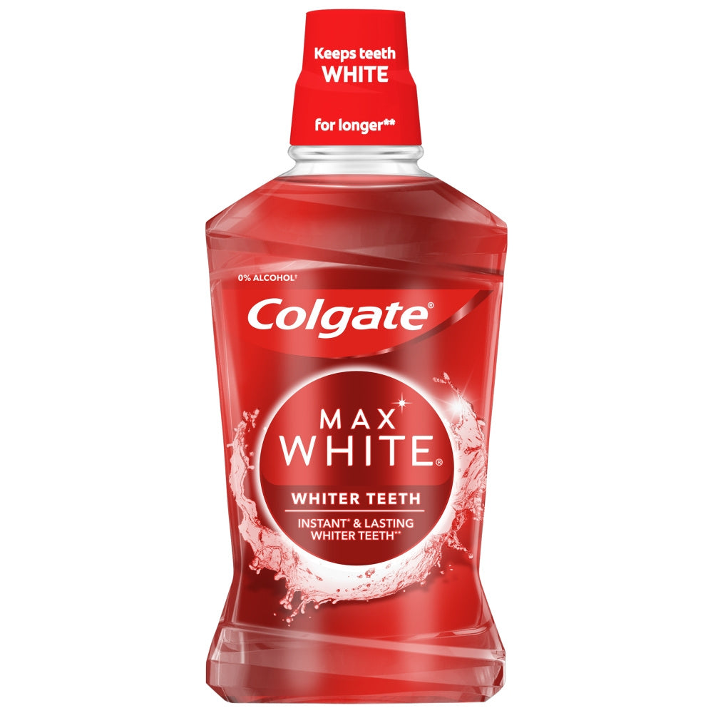COLGATE Max White Burnos skalavimo skystis Whiter Teeth 500ml