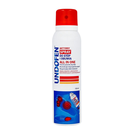 UNDOFEN Aktyvus purškiklis pėdoms ir avalynei All in One 150 ml