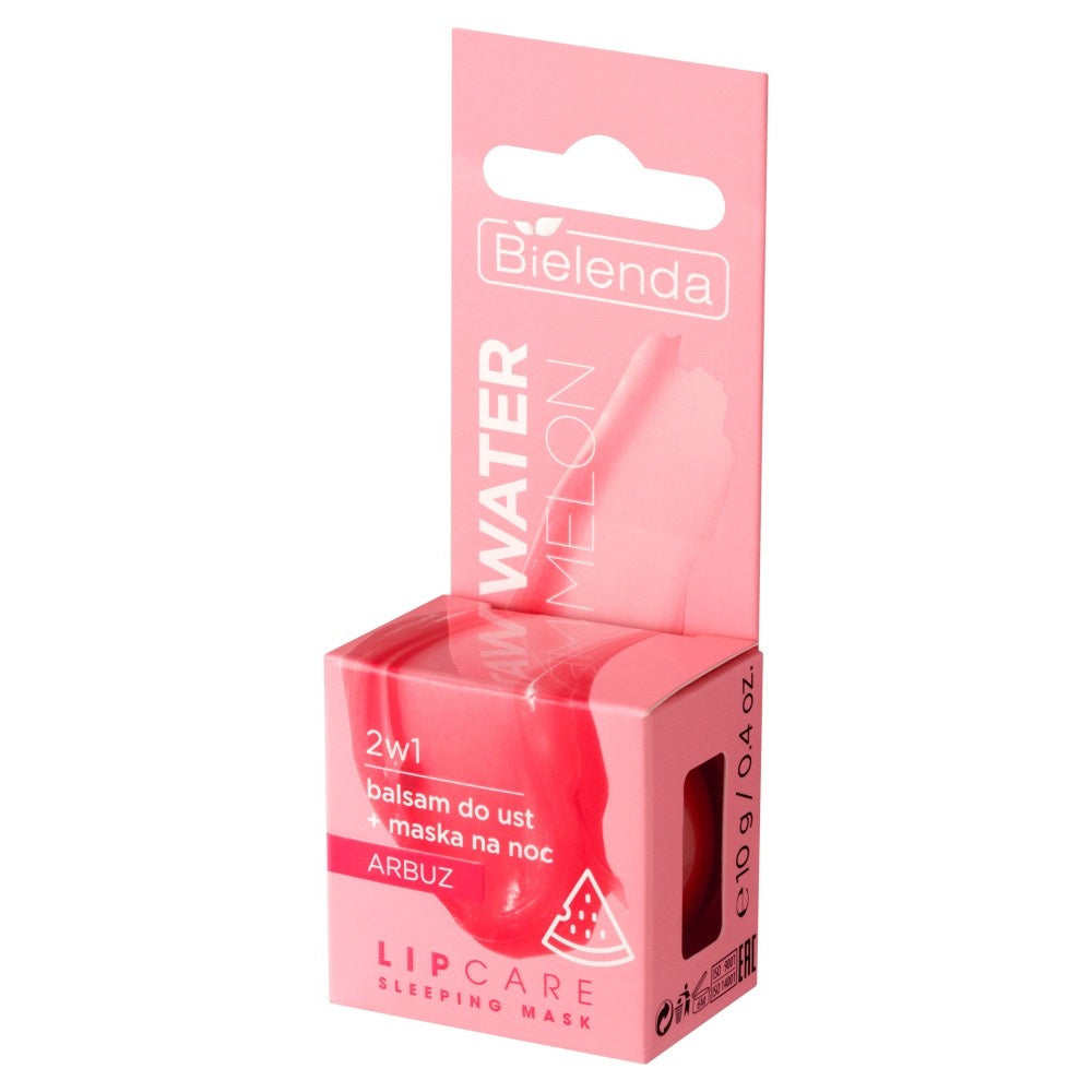 BIELENDA LIP CARE Balzamas lūpoms + naktinė kaukė 2in1 Watermelon 10g