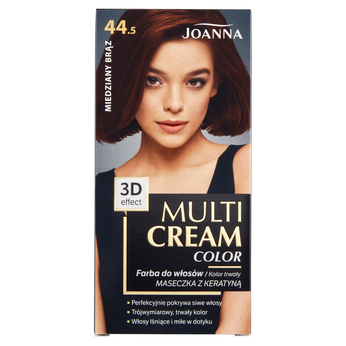 JOANNA Multi Cream Color Plaukų dažai nr. 44.5 Varinis Rudas