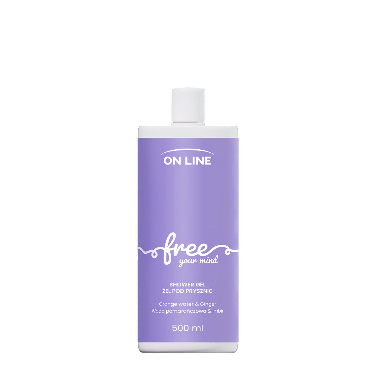 ON LINE Emocje Dušo gelis Free - imbieras ir apelsinų vanduo 500 ml