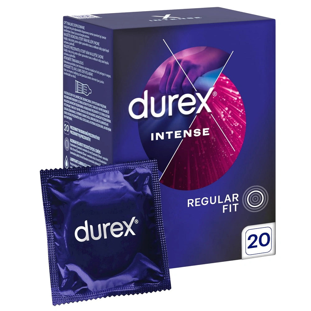DUREX Intense Stimuliuojančios prezervatyvai 20 vnt.