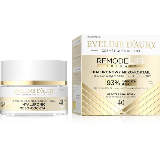 EVELINE D'AURY Remodelift Therapy Hialuroninis Mezo-Kokteilis, gerinantis odos elastingumą 40+ dienai ir nakčiai 50 ml