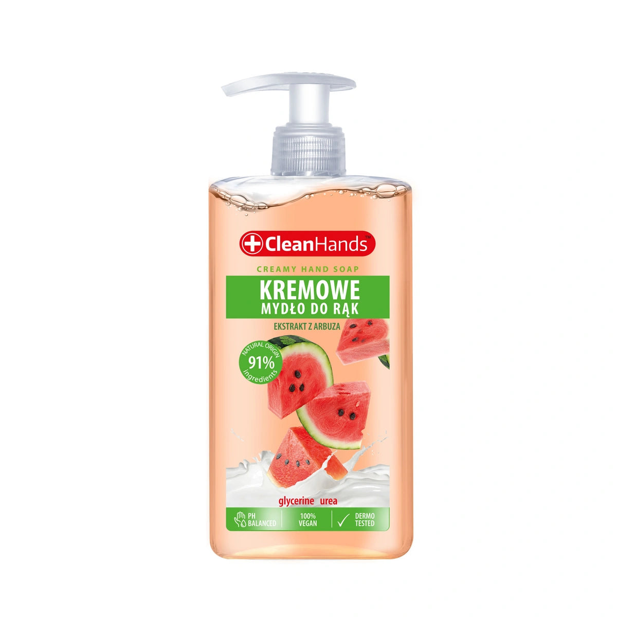 CLEAN HANDS Kreminis skystas muilas arbūzų 300 ml