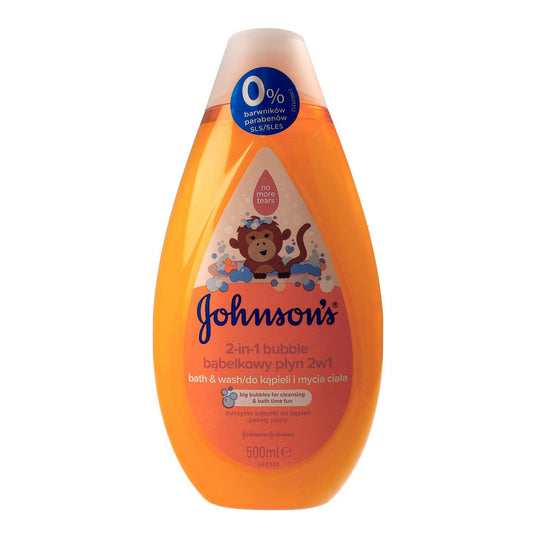 Johnson`s Baby Bąbelkowy Płyn do Kąpieli 2w1 vaikams 500ml
