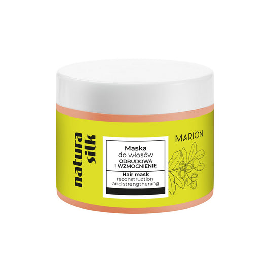 MARION Natura Silk Plaukų atstatomoji ir stiprinamoji kaukė 300 ml