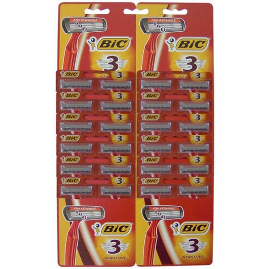 BIC 3 Sensitive skutimosi peiliukai