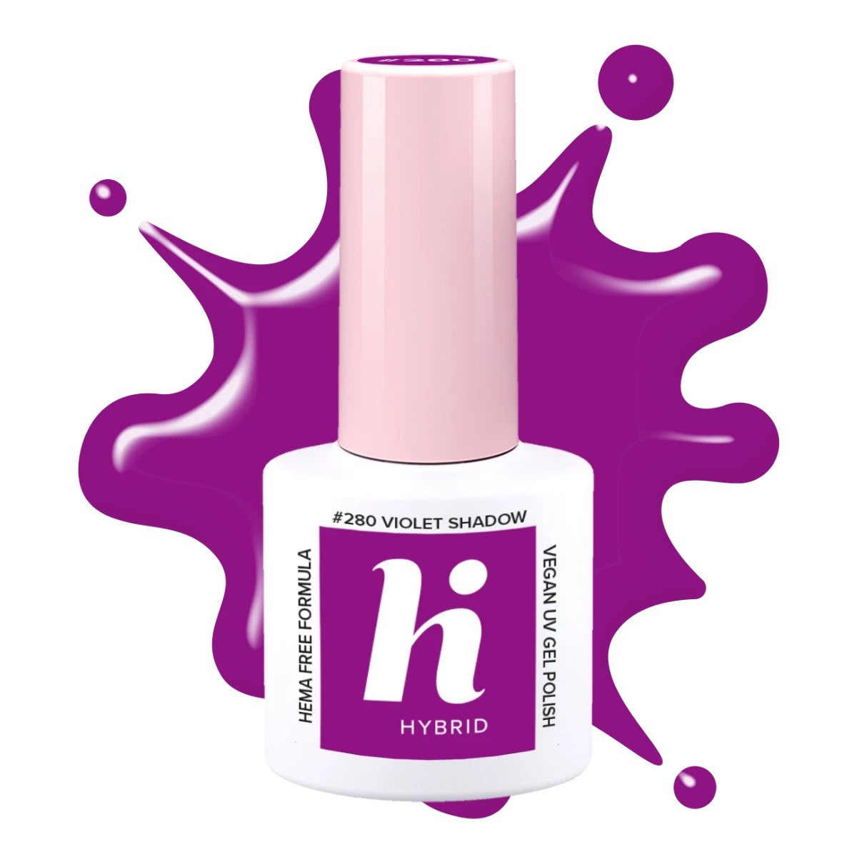HI HYBRID HEMA Free Hibridinis lakas Neon #280 Violet Shadow 5ml