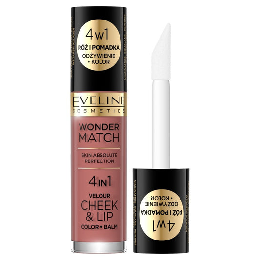 EVELINE Wonder Match Skystas skaistalų ir lūpų dažų rinkinys nr 05 4.5 ml