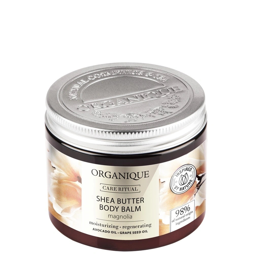 ORGANIQUE Priežiūros ritualas Magnolia Kūno balzamas su shea sviestu 200ml