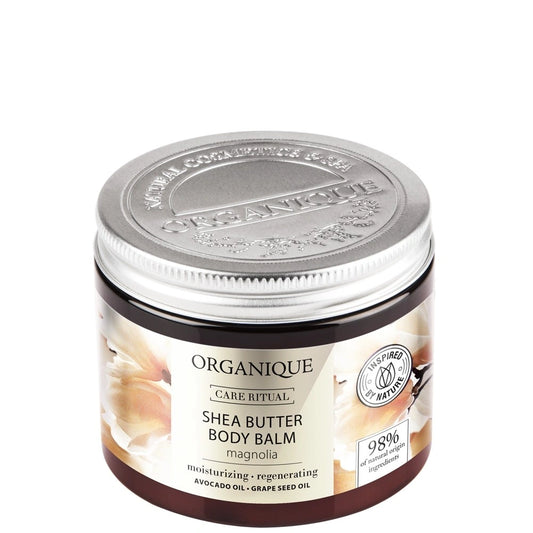 ORGANIQUE Priežiūros ritualas Magnolia Kūno balzamas su shea sviestu 200ml