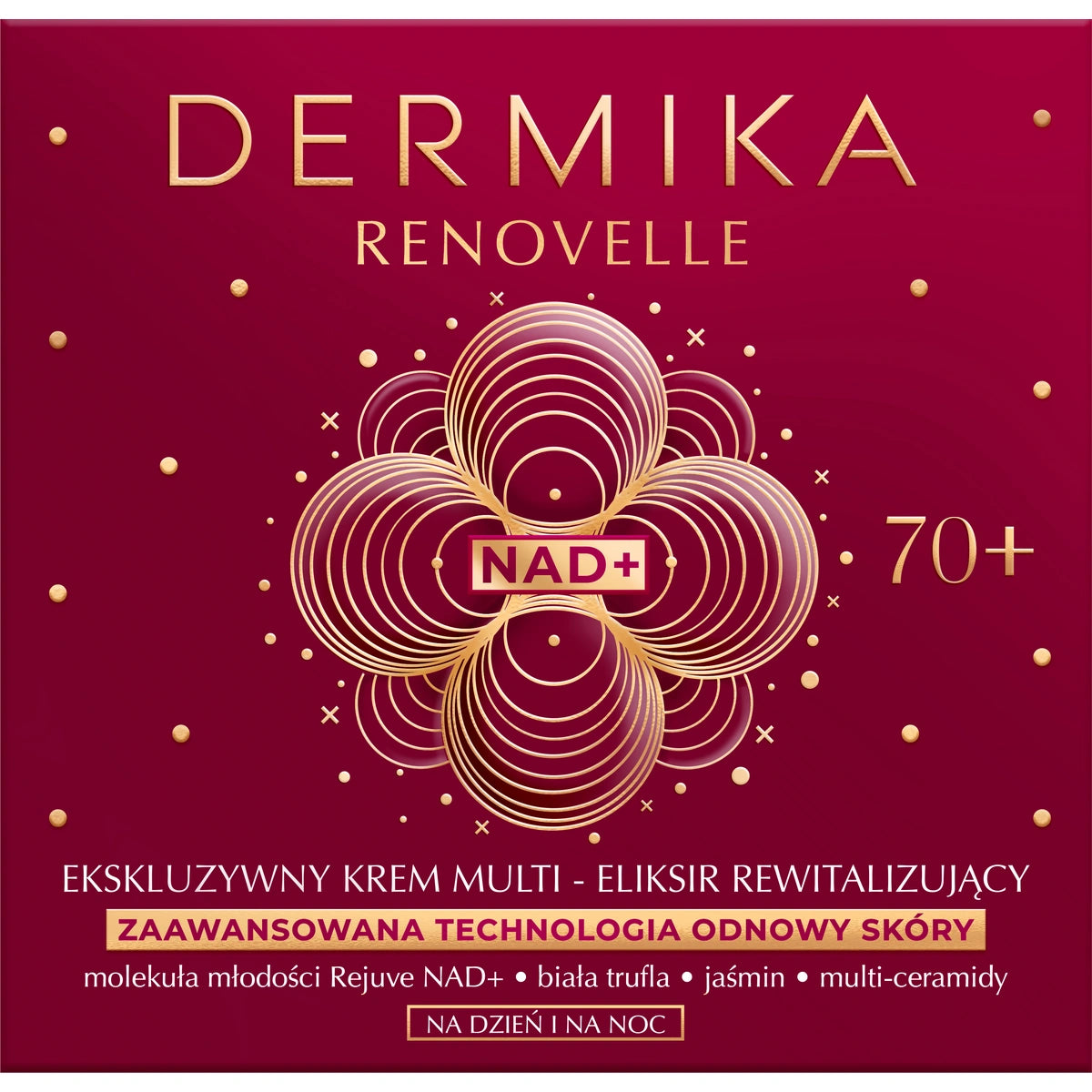 DERMIKA Renovelle Išskirtinis kremas - multi eliksyras atnaujinantis 70+ dienai ir naktiai 50 ml