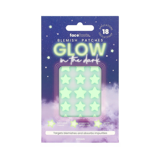 FACE FACTS Blemish Patches pleistrai spuogams - Šviečiantys tamsoje žvaigždutės 1 vnt. - 24 vnt.
