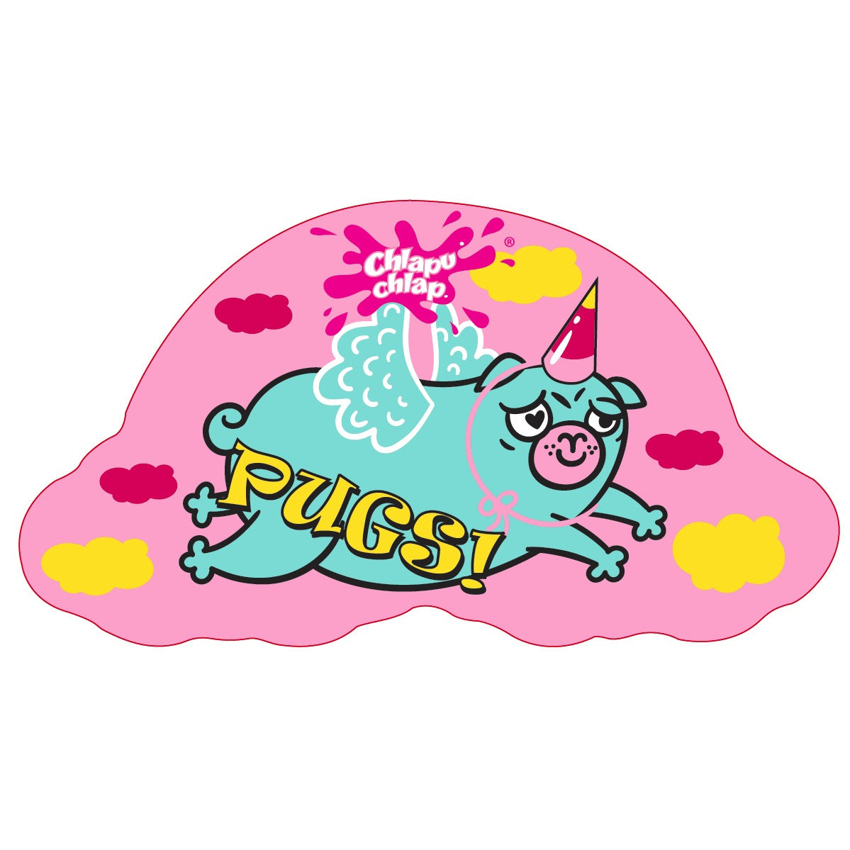 CHLAPU CHLAP Putojanti vonios tabletė su aviečių kvapu