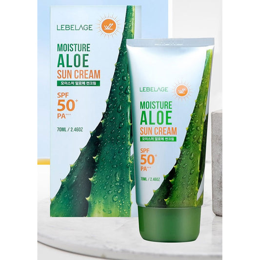 LEBELAGE Kremas veidui SPF 50+ Moisture Aloe Sun