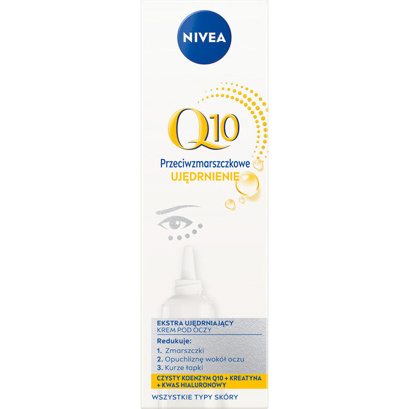 NIVEA Q10 Priešraukšlinis Stangrinantis Kremas paakiams 15 ml