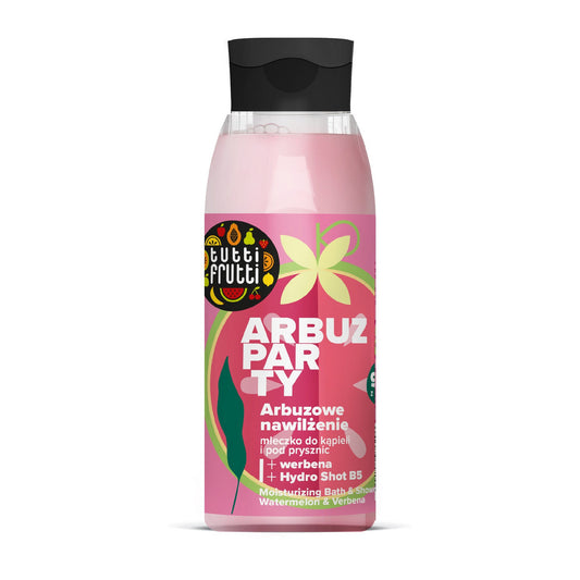 TUTTI FRUTTI Drėkinamasis pienelis voniai ir dušui Arbūzas ir Verbena 400 ml