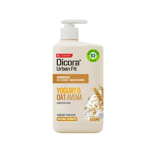 DICORA Dušo gelis Jogurtas ir Avižų Dribsniai 825 ml